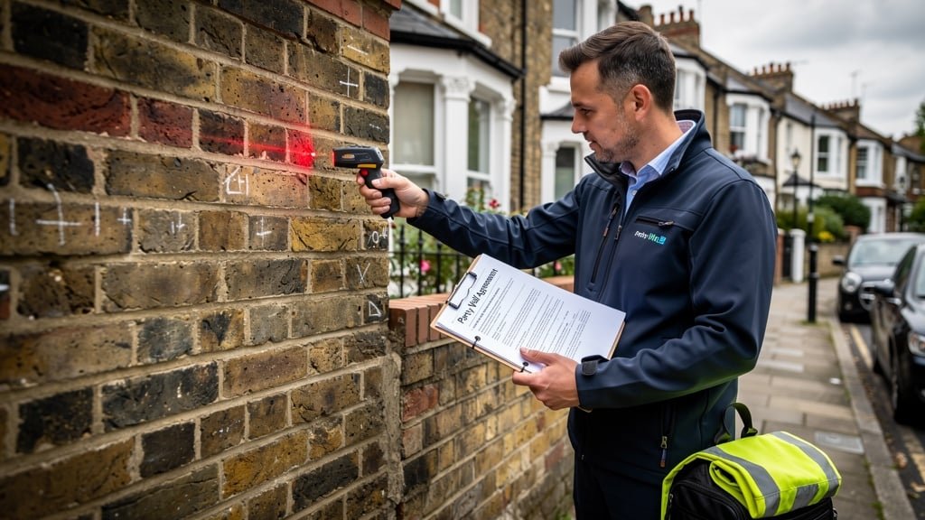 Party wall agreement between neighbours for a Chiswick extension