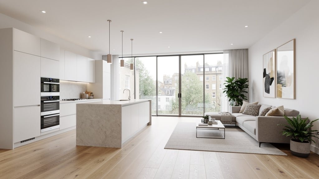 Modern renovated property interior in Ealing